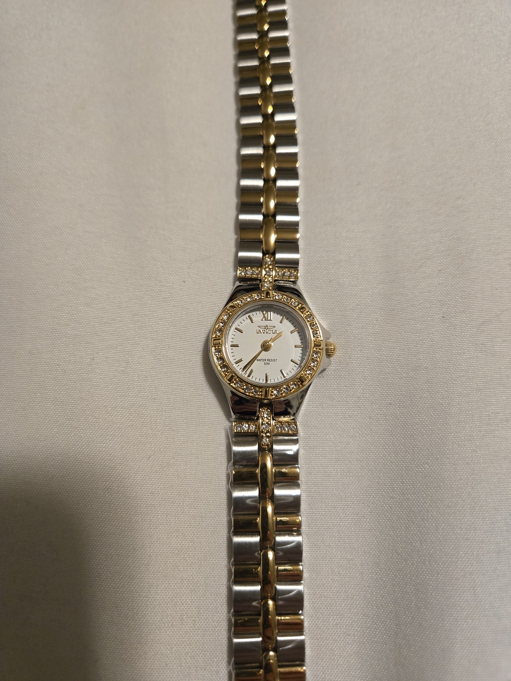 Invicta Two-Tone Gold and Silver Women's Bracelet Watch Stainless Steal